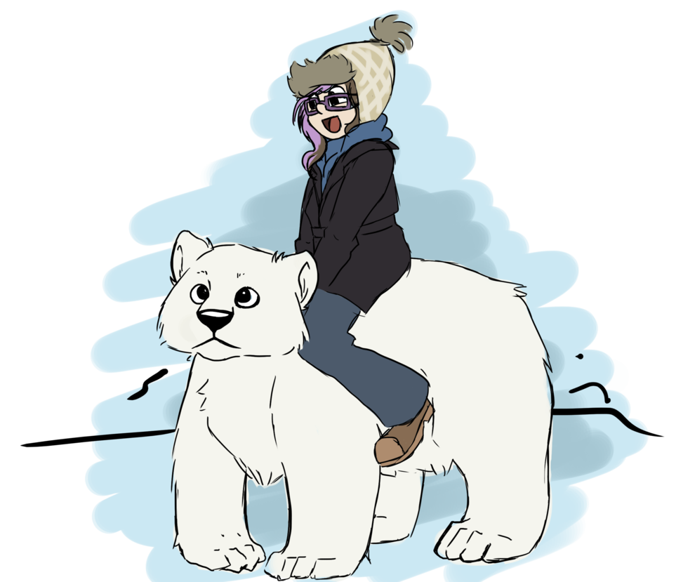 january clipart polar bear