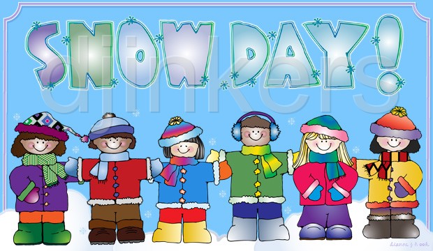 january clipart snowday