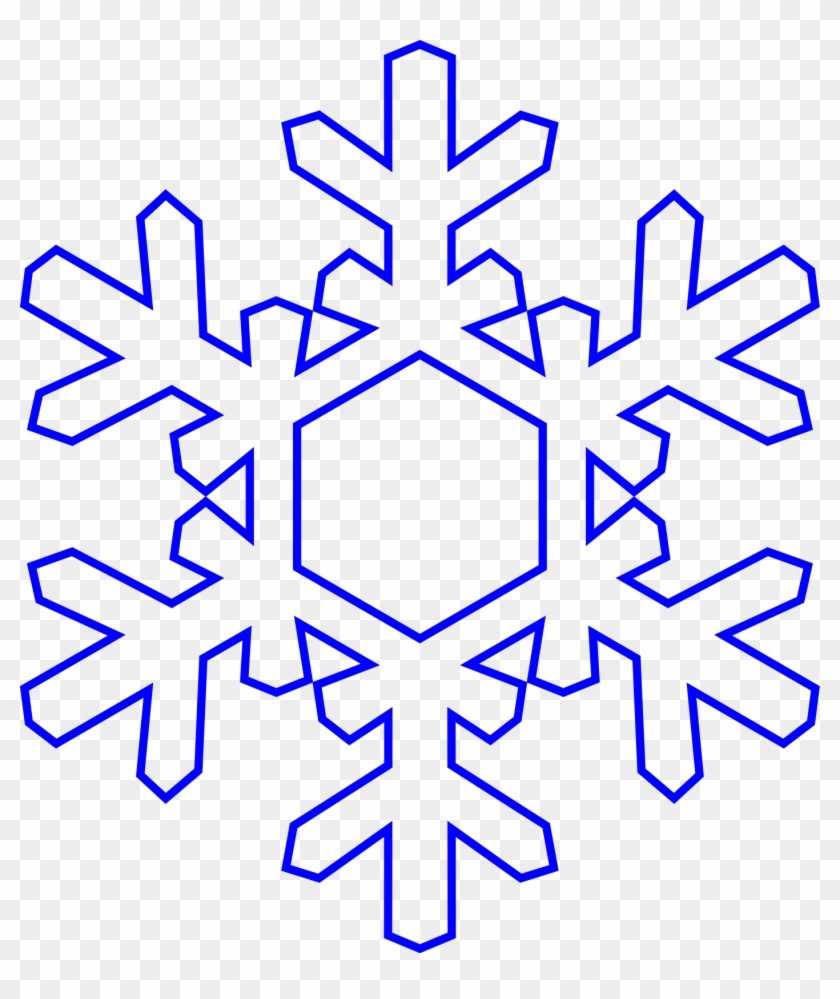 january clipart snowflake