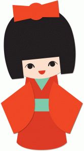 japan clipart doll japanese