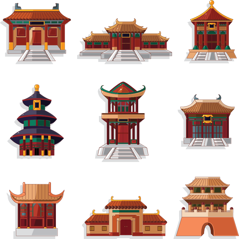 japan clipart house chinese