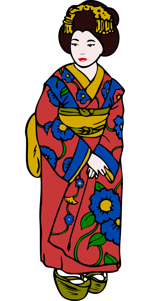 japan clipart kimono japan
