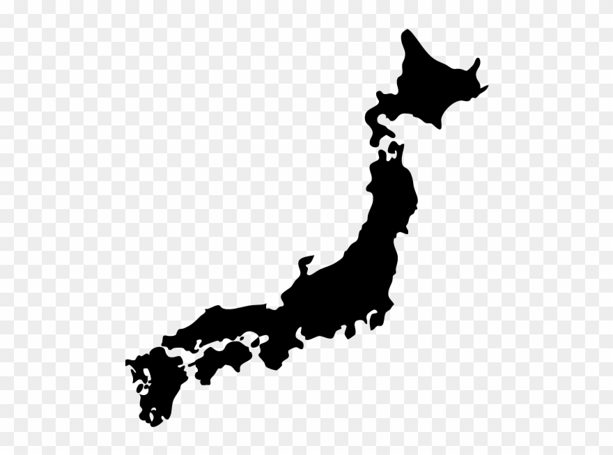 japan clipart map japan