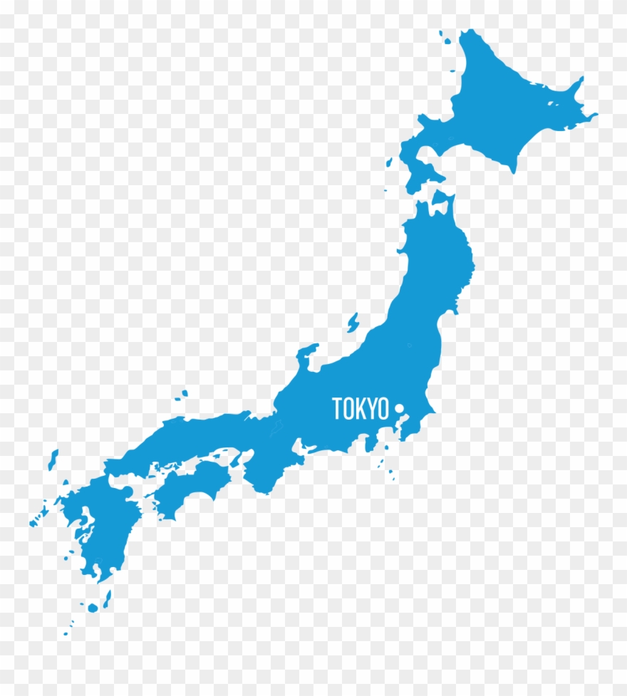 japan clipart map tokyo