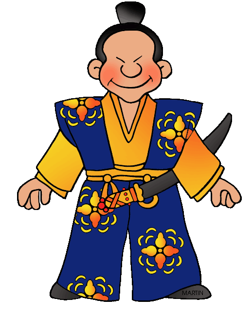 samurai clipart merchant