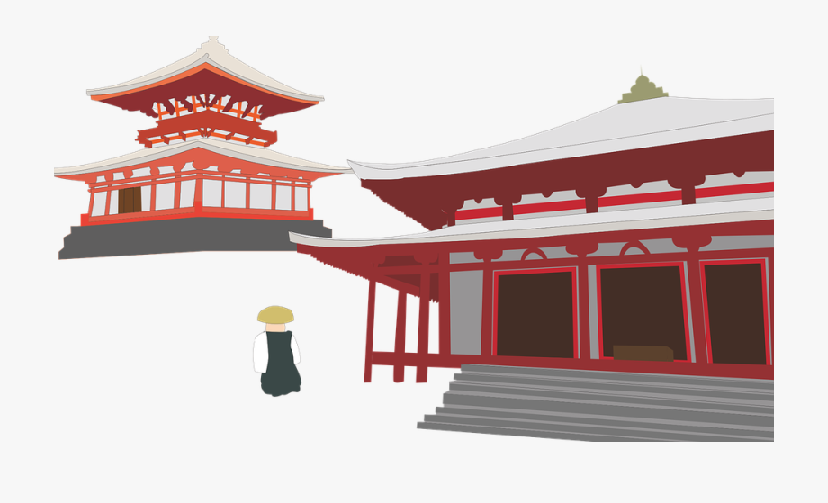 japanese clipart temple japan