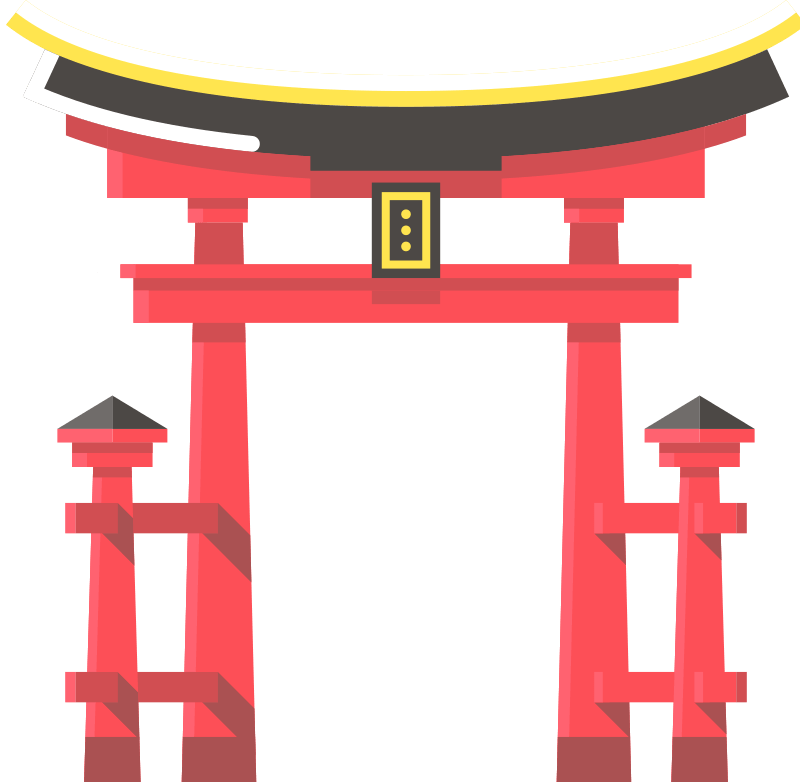 japan clipart shrine japanese