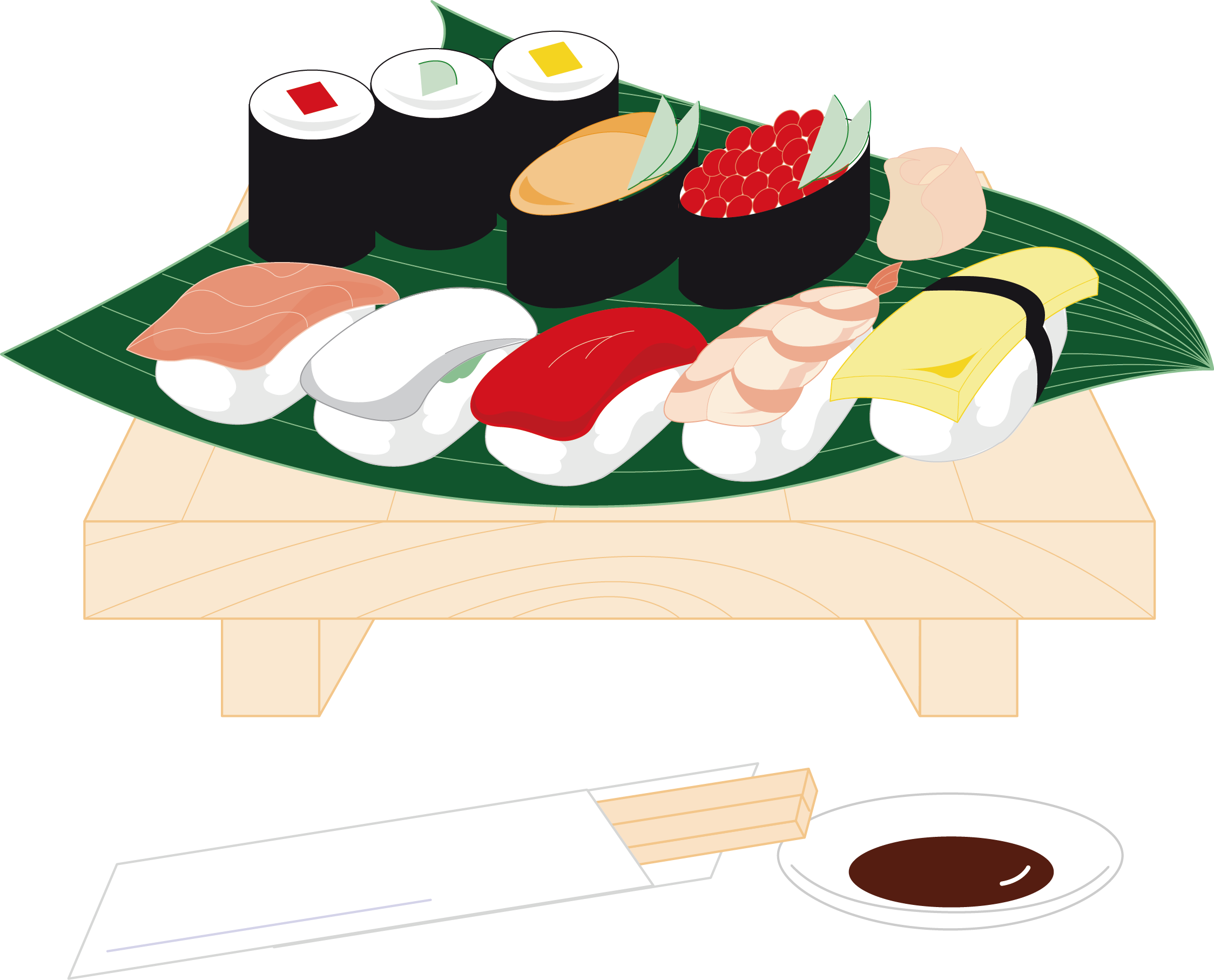Japanese cuisine food transprent. Japan clipart sushi chef
