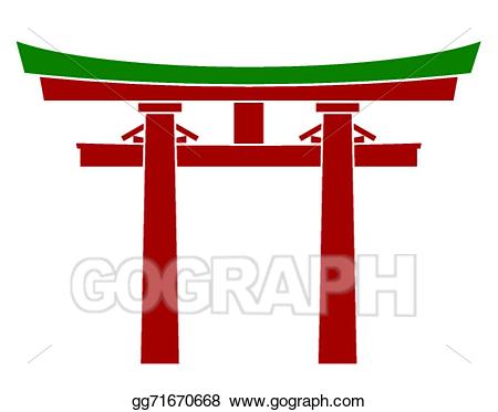 japan clipart torii