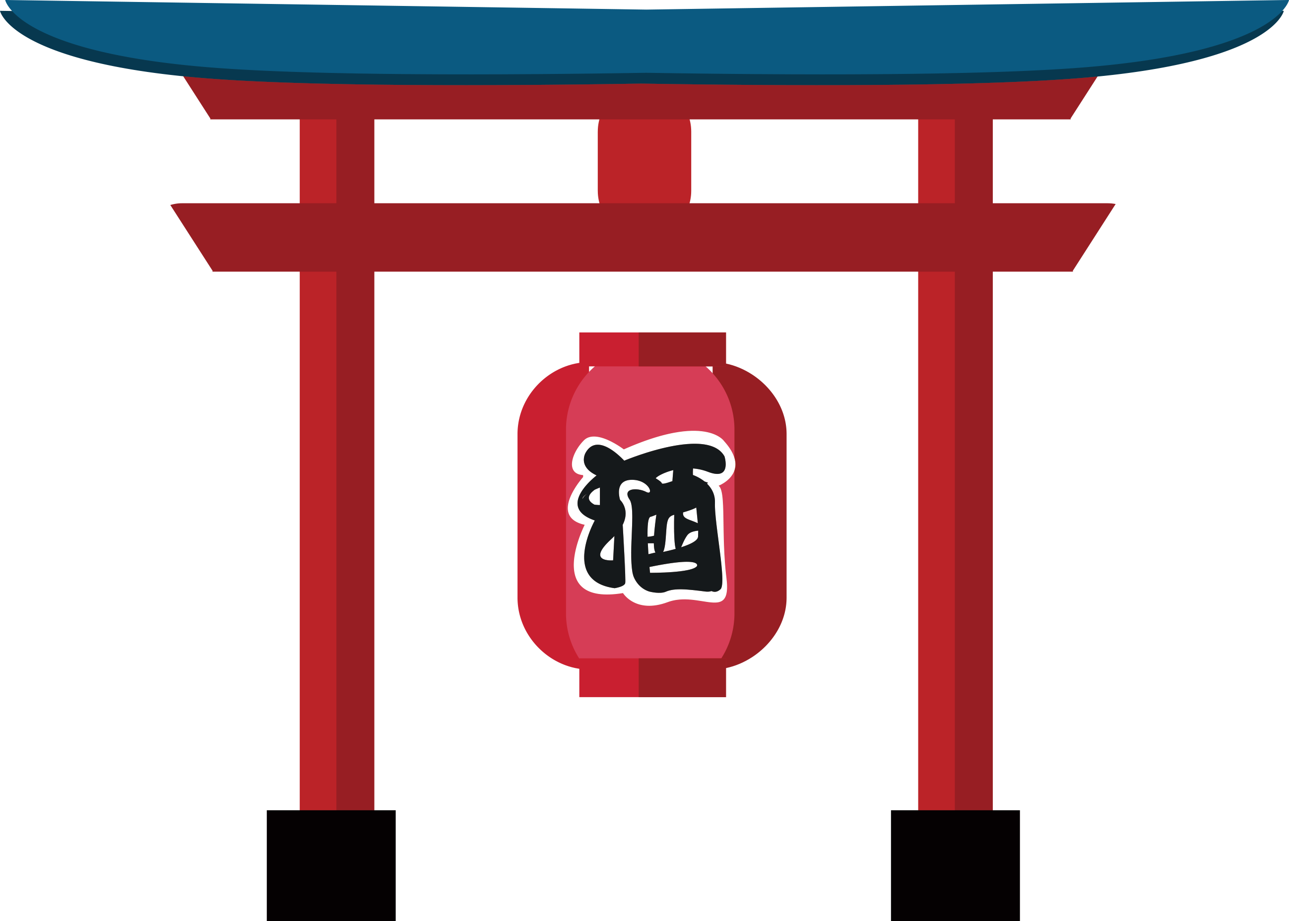 japan clipart torii