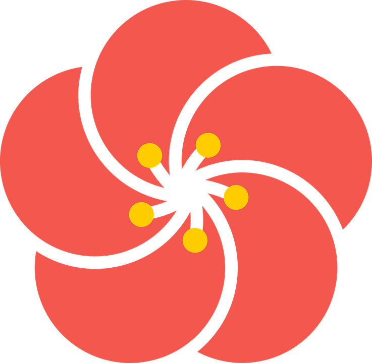Japan flower free clip. Japanese clipart banner