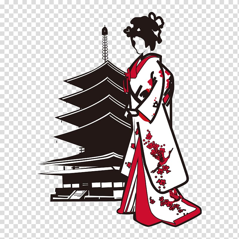 japanese clipart geisha japan