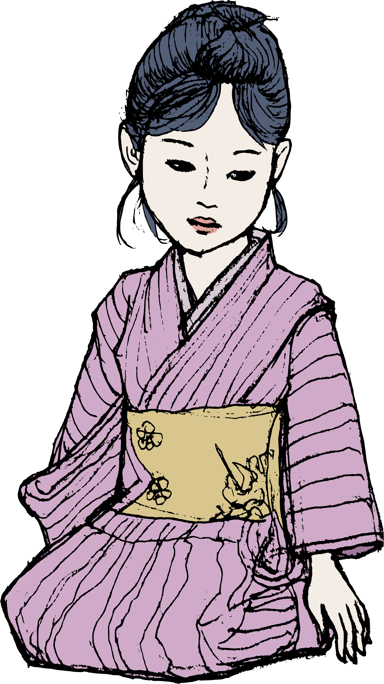 Japanese clipart kimono, Japanese kimono Transparent FREE for download