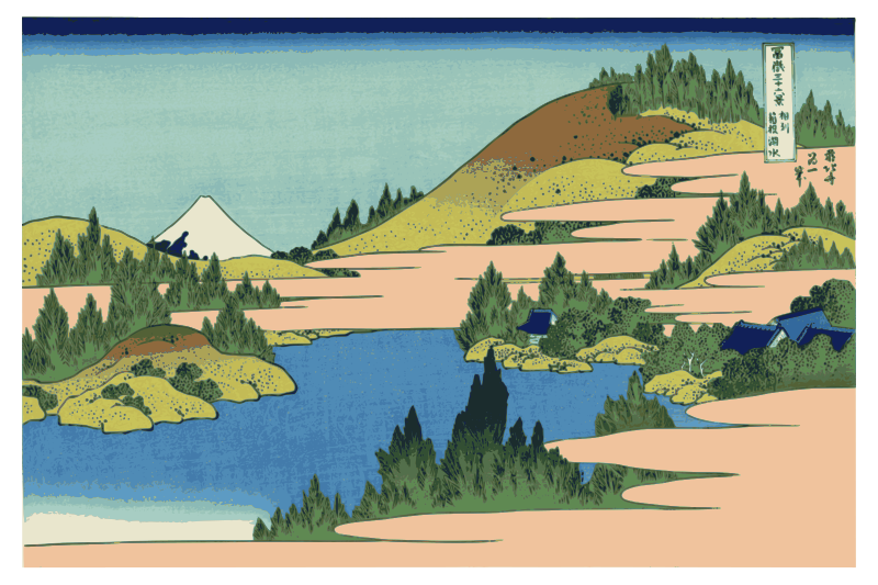 japanese clipart landscape