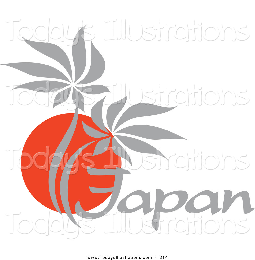 Of a red and. Japanese clipart logo