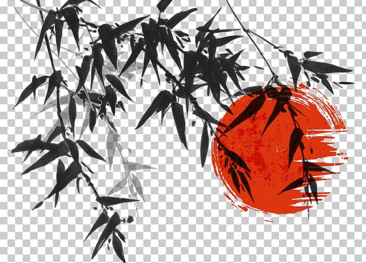 Ink wash bamboo png. Japanese clipart painting japanese
