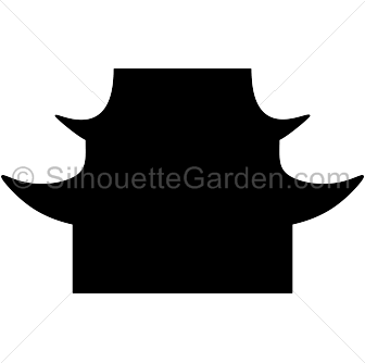 japanese clipart silhouette