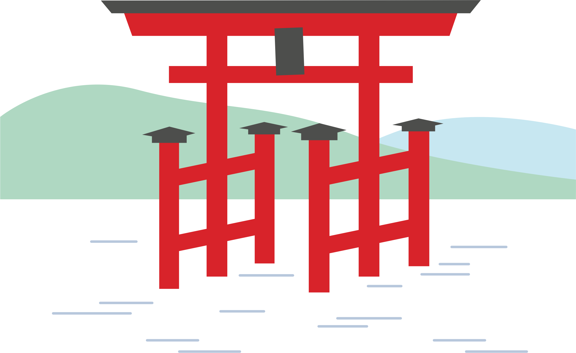 japanese clipart torii gate