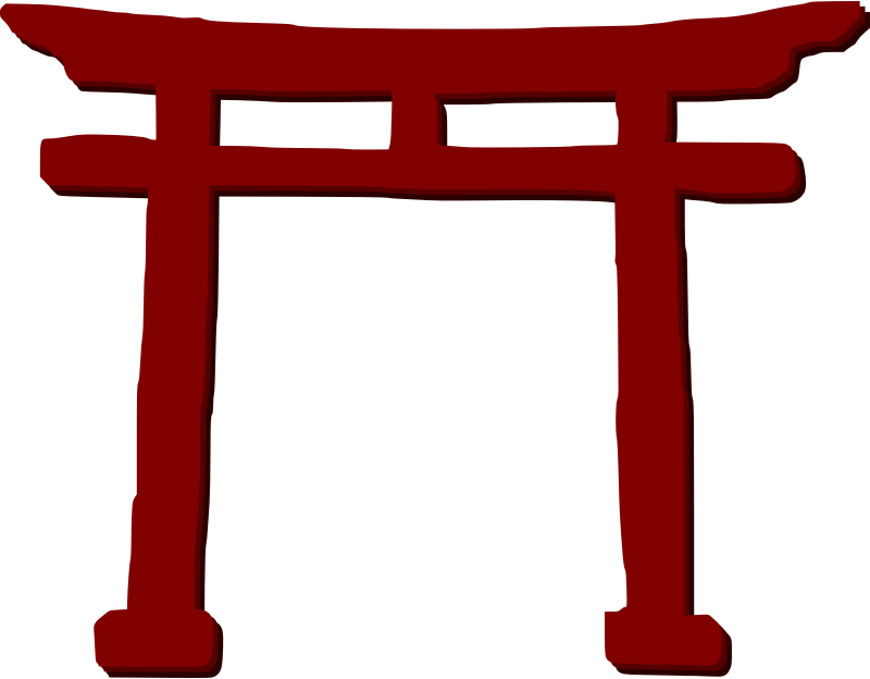 Japanese torii gate