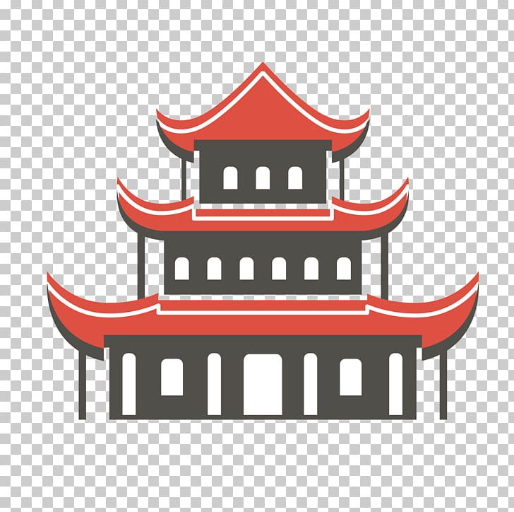 Japanese clipart tower. China japan temple drawing