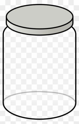 jar clipart black and white
