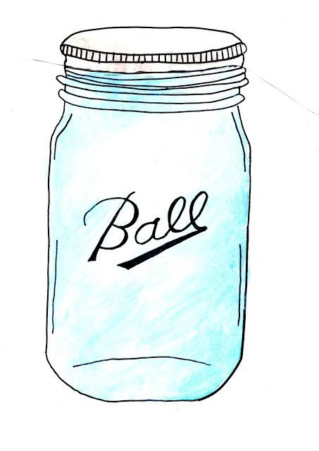 jar clipart blue jar