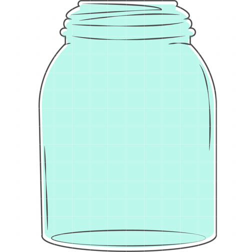 jar clipart blue jar