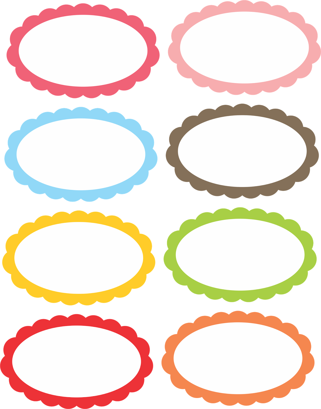 Jar clipart label. Scalopped gr tis para