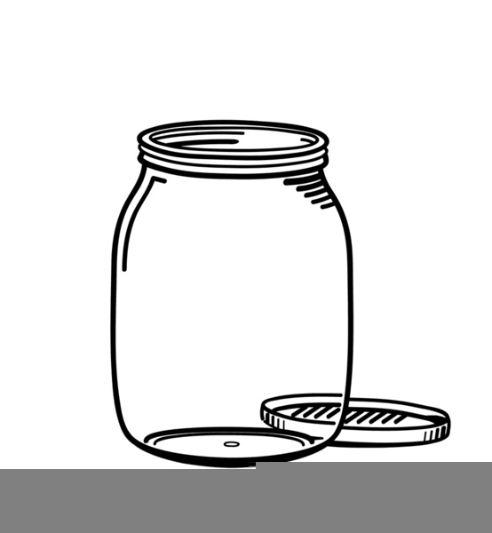 jar clipart lid drawing