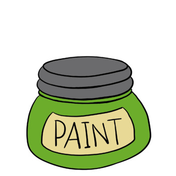 paint clipart paint jar