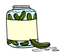 jar clipart pickle jar