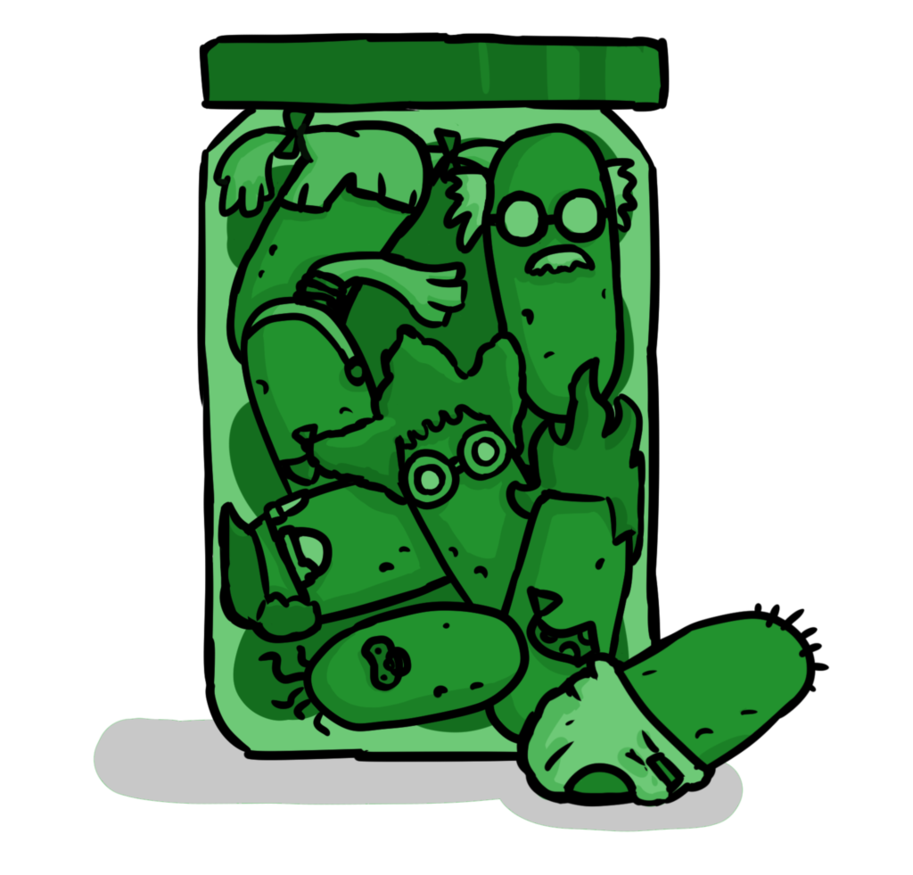Pickle clipart pickle bottle. A jar of pickles