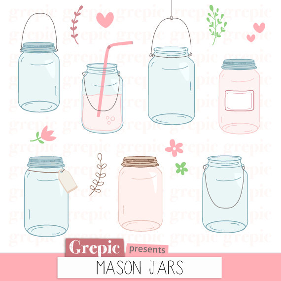 jar clipart pink jar