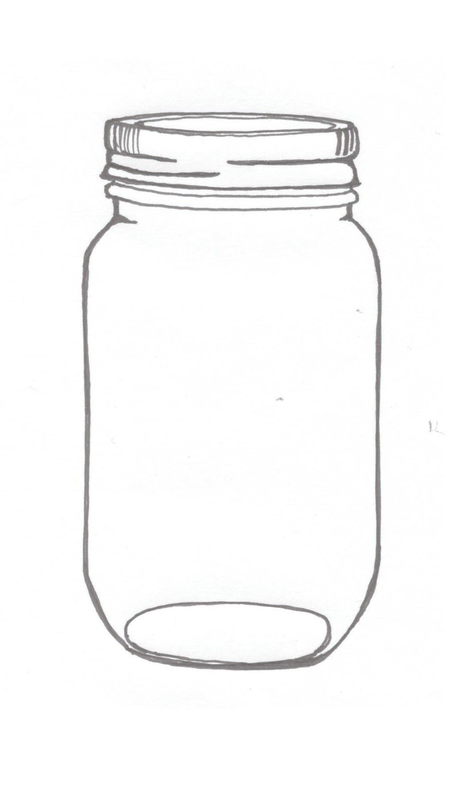 jar clipart sketch