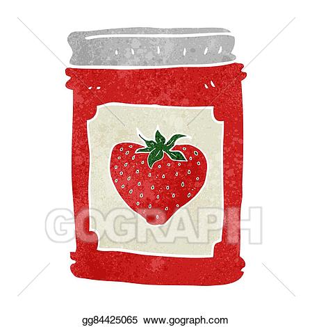 jar clipart strawberry