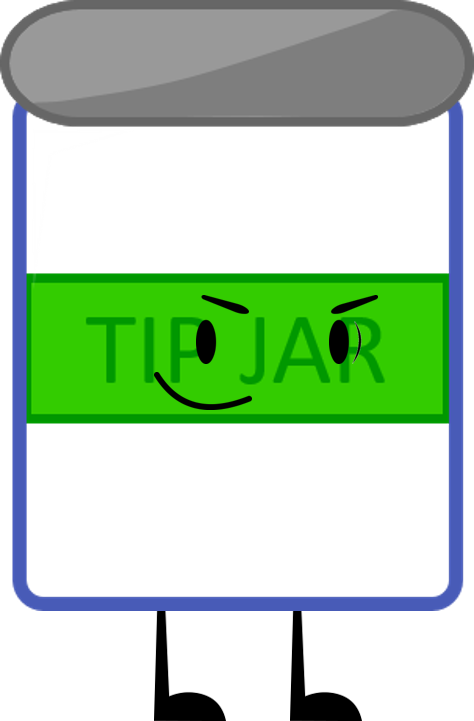 Jar clipart tip jar. Pose by treekothelizard on