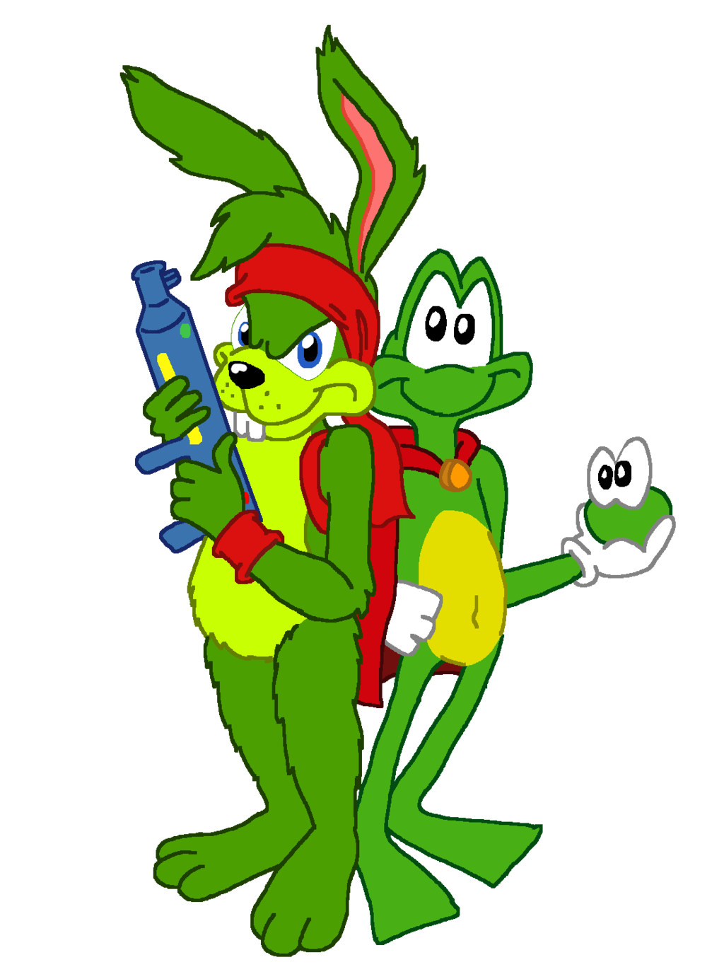 Jazz clipart jazzy. Jackrabbit and superfrog by