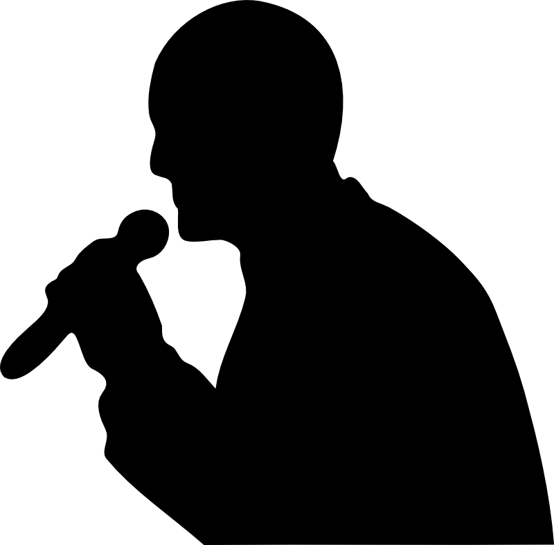singer clipart open mic