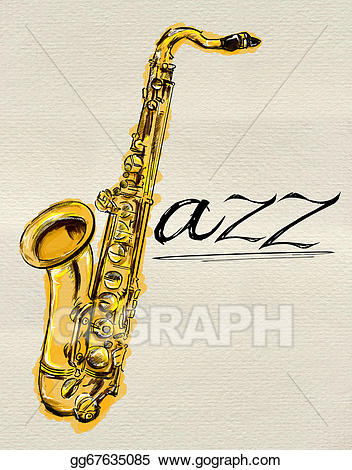 jazz clipart saxophone