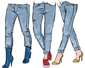 jeans clipart blue jean