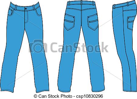 jeans clipart faded