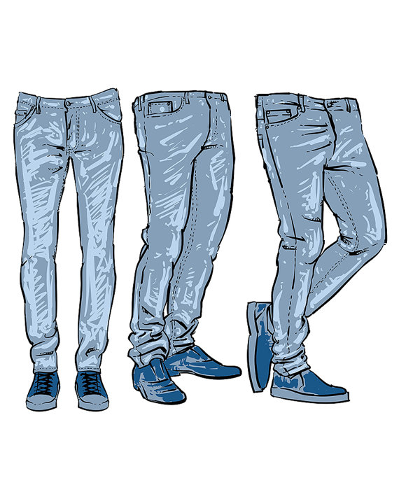 jeans clipart man jeans