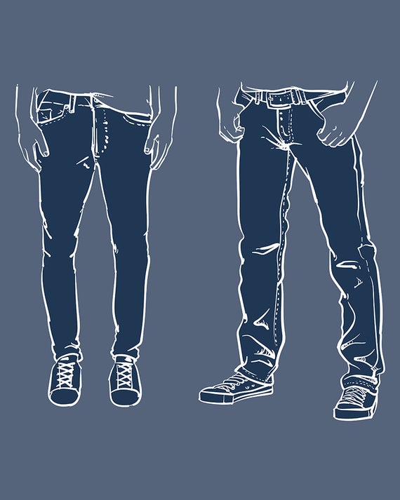 Jeans clipart mens jeans.  off sale hand