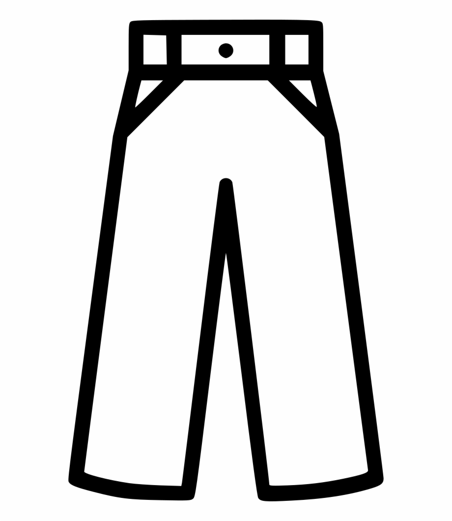 Cloth dressing fashion men. Jeans clipart men's pants