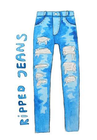 jeans clipart ripped jeans