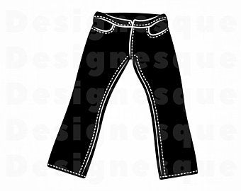 jeans clipart svg