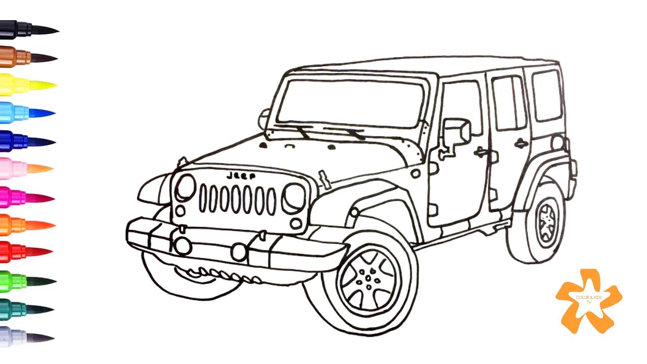 jeep clipart color