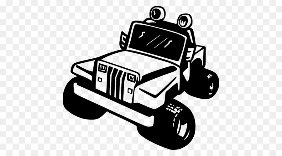 Car background sticker transparent. Jeep clipart decal