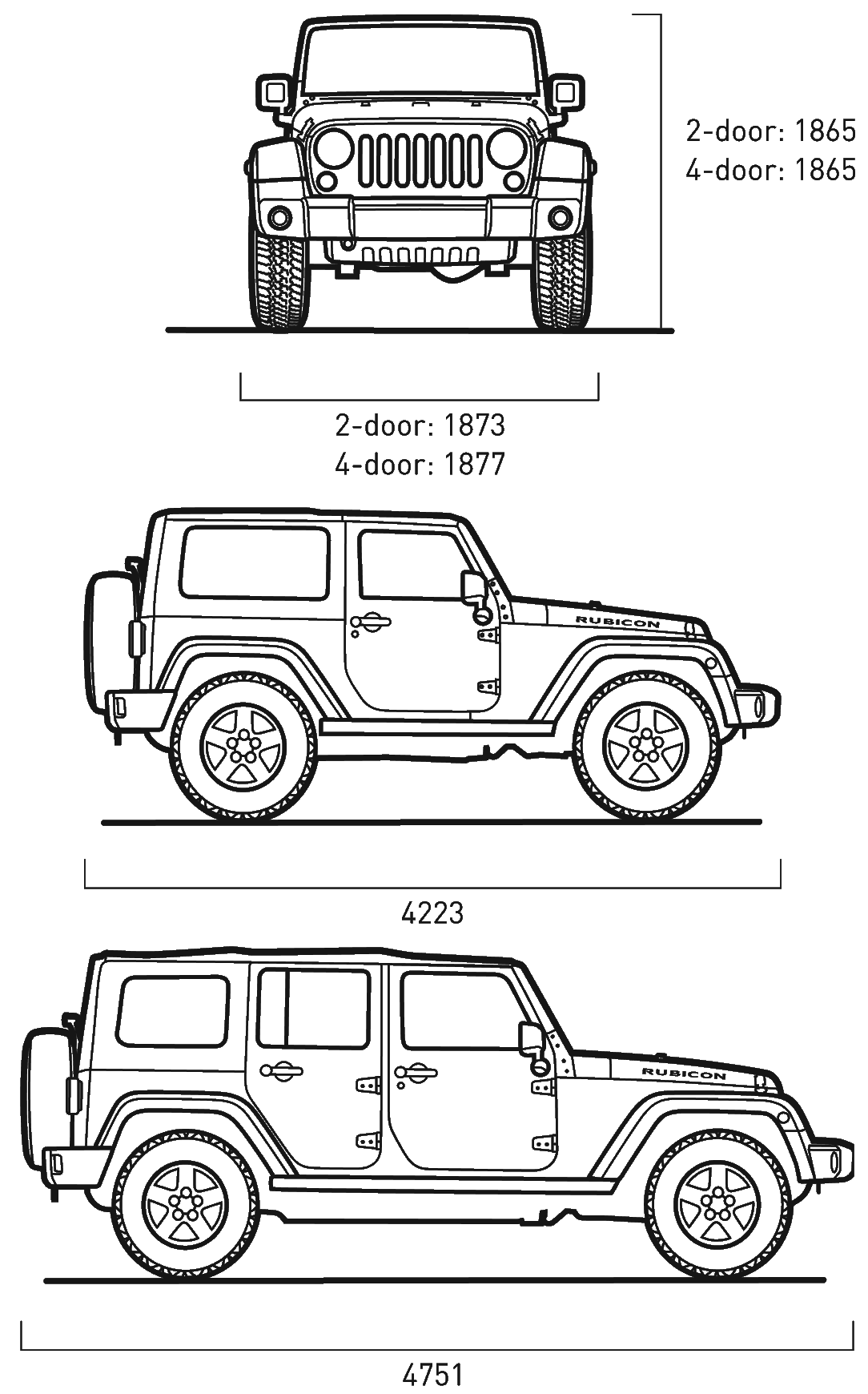 jeep clipart orthographic
