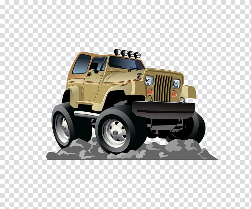 jeep clipart painting